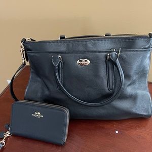 Coach bag and wallet